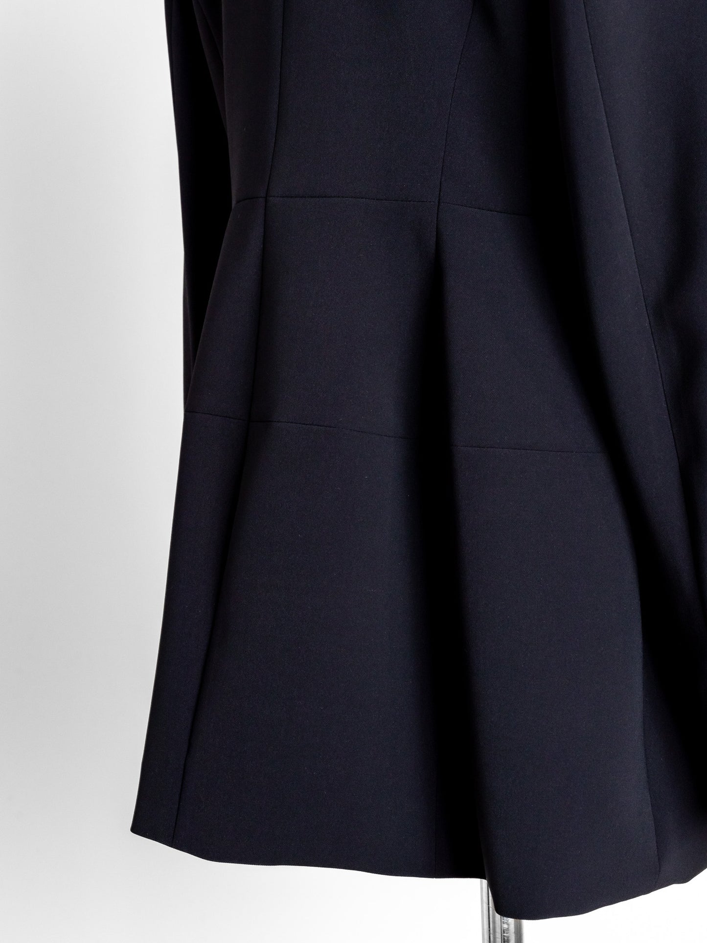 Ruffle 2way Peplum Jacket -Navy