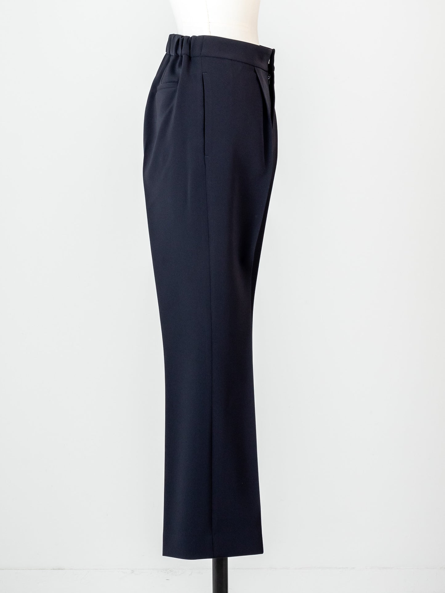 Flareless Pants-Navy