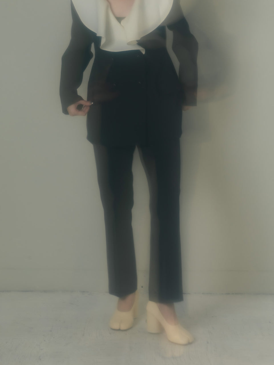 Flareless Pants-Navy