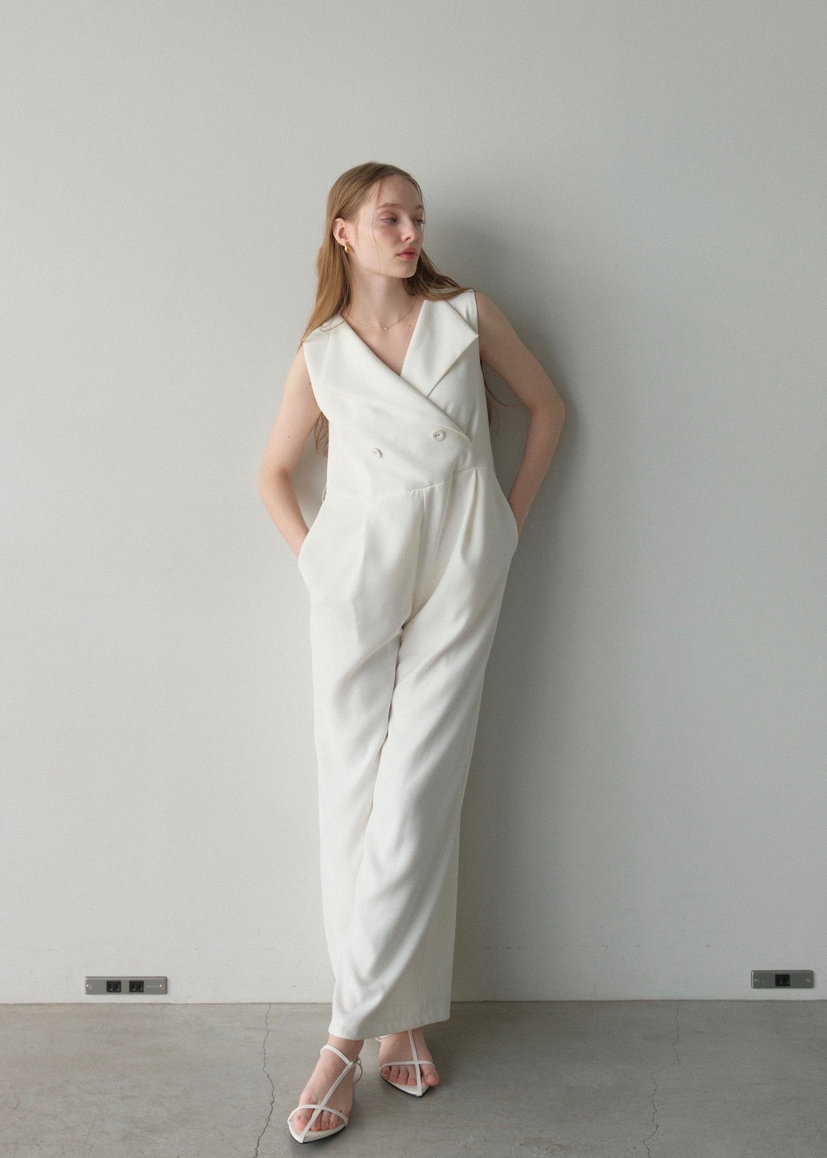 Lady handsome all-in-one / White