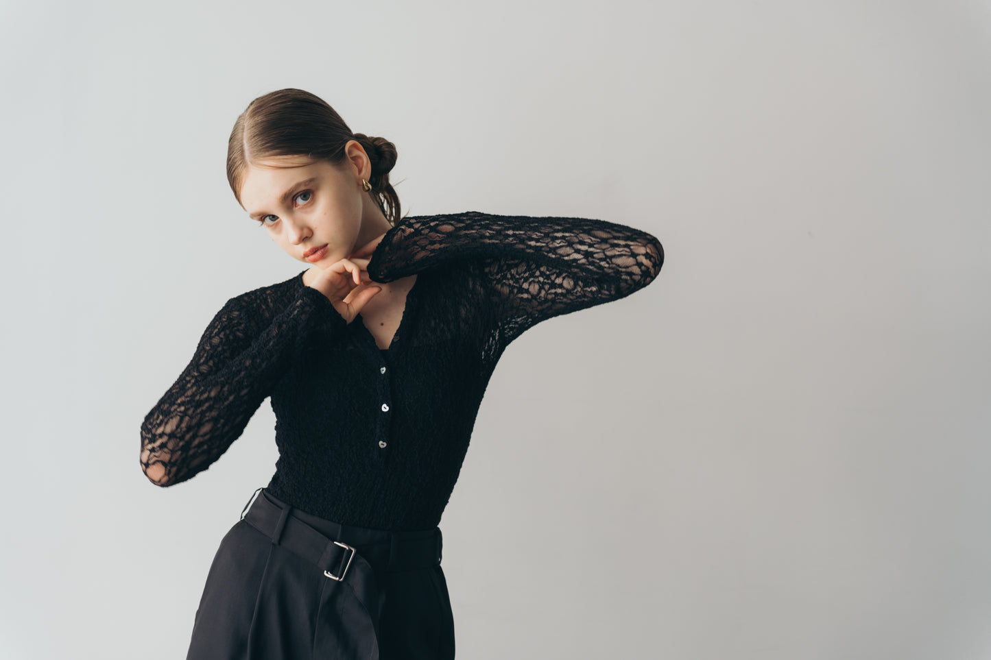 Lace body suit - Black