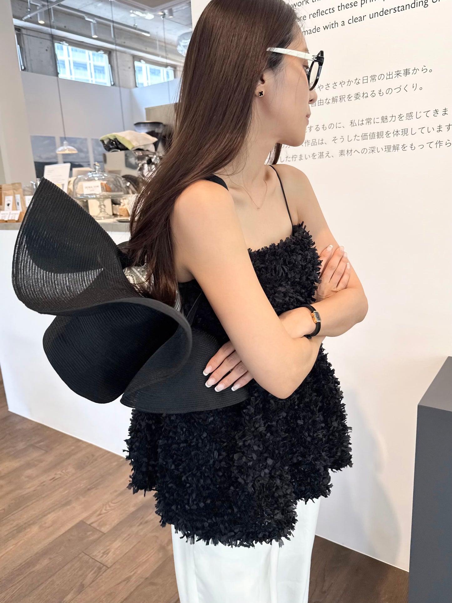 Fluffy cami (Black)