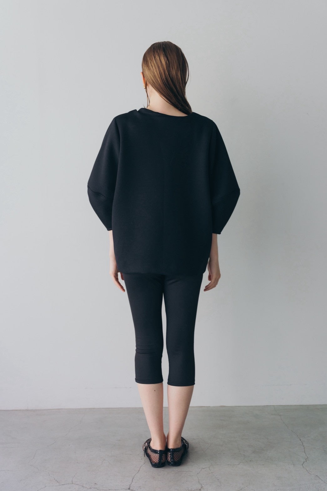 Lady puff tunic - Black