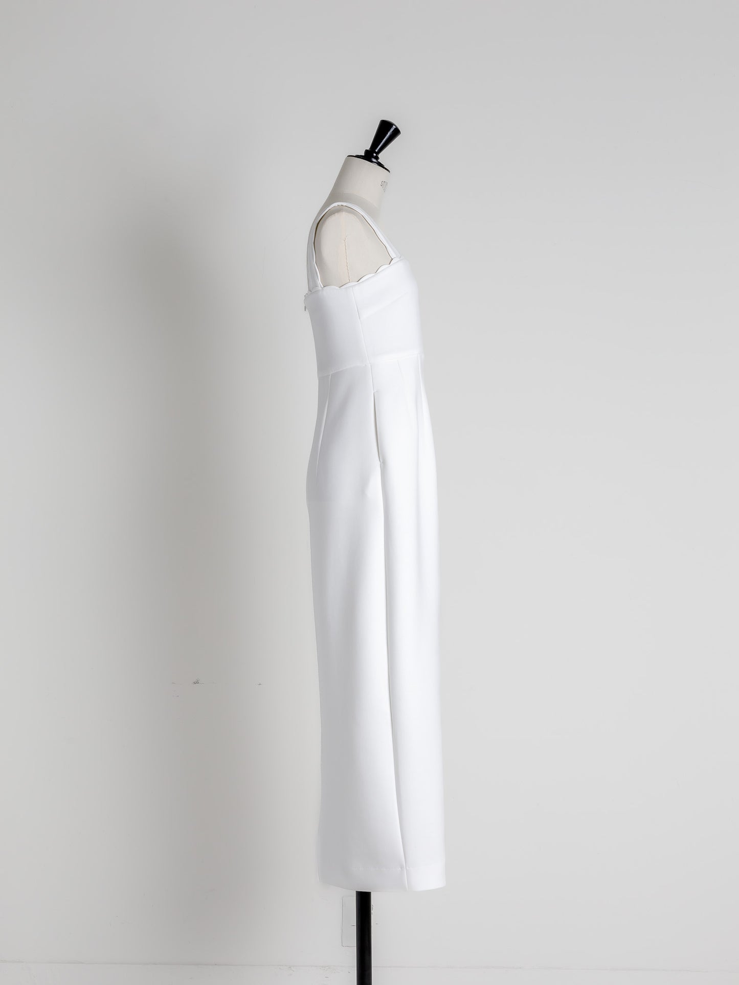 【予約】Lady scallop dress-White