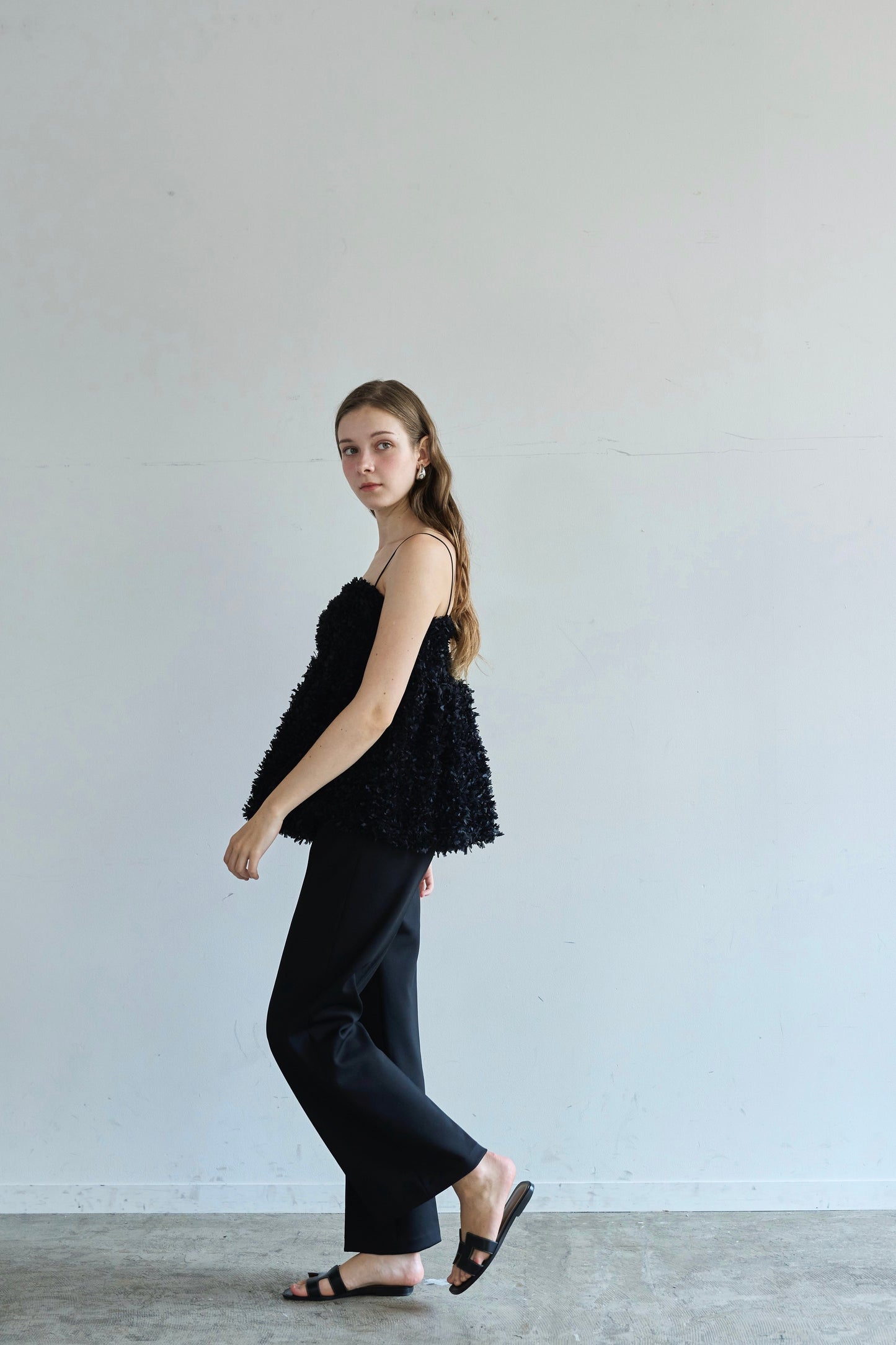 Fluffy cami (Black)