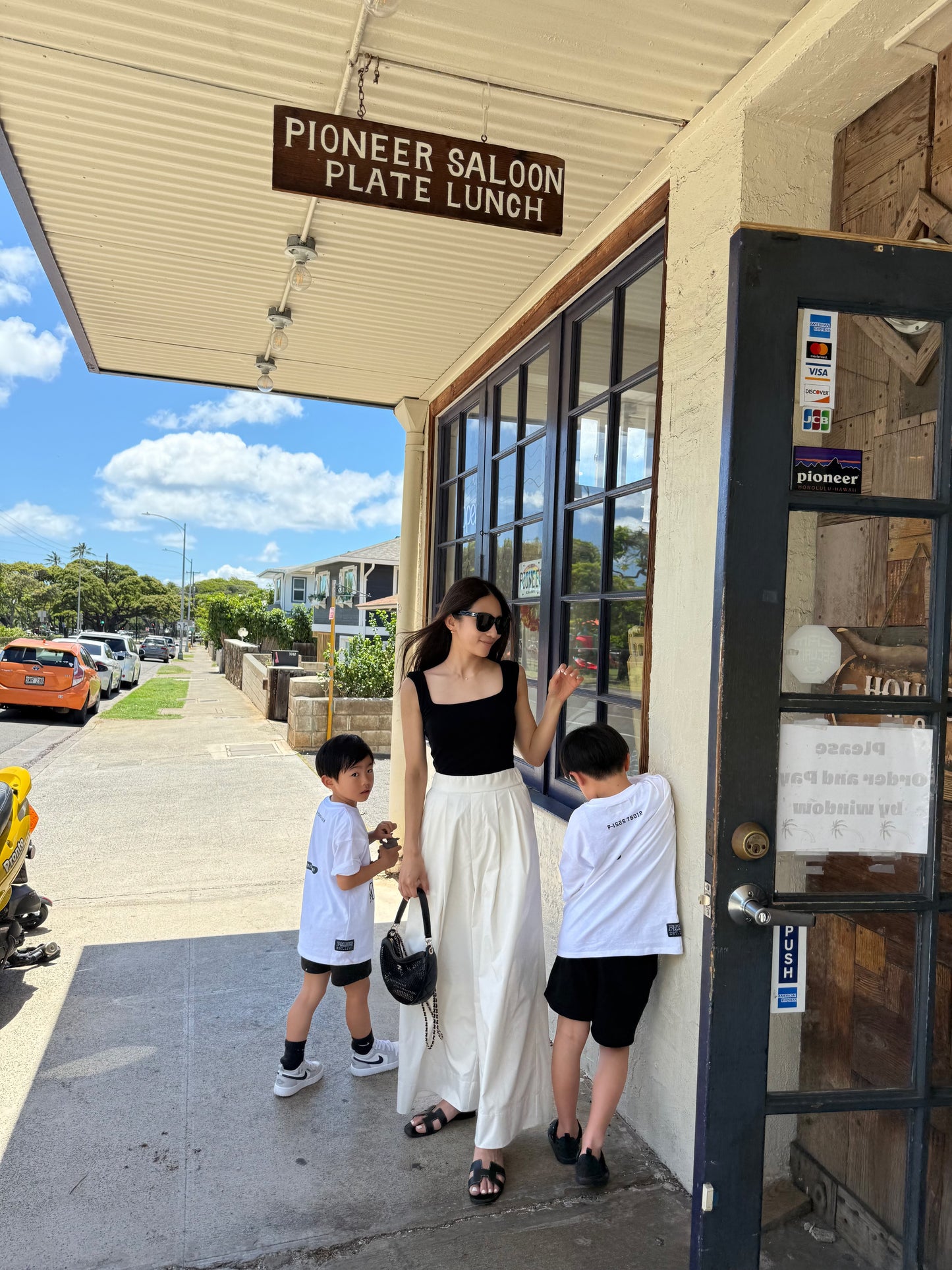 Easy 撥水 wide pants(White)