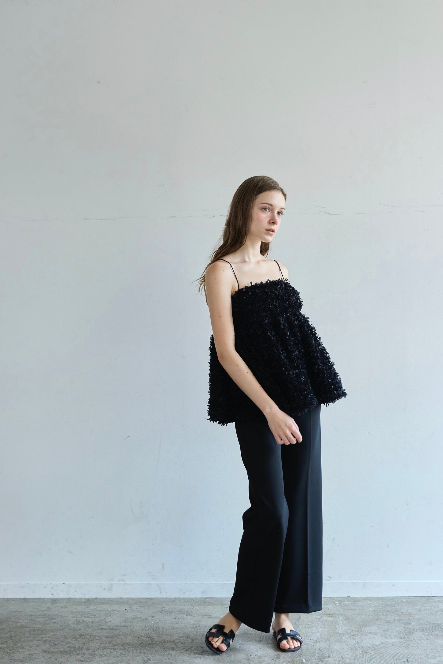 Fluffy cami (Black)