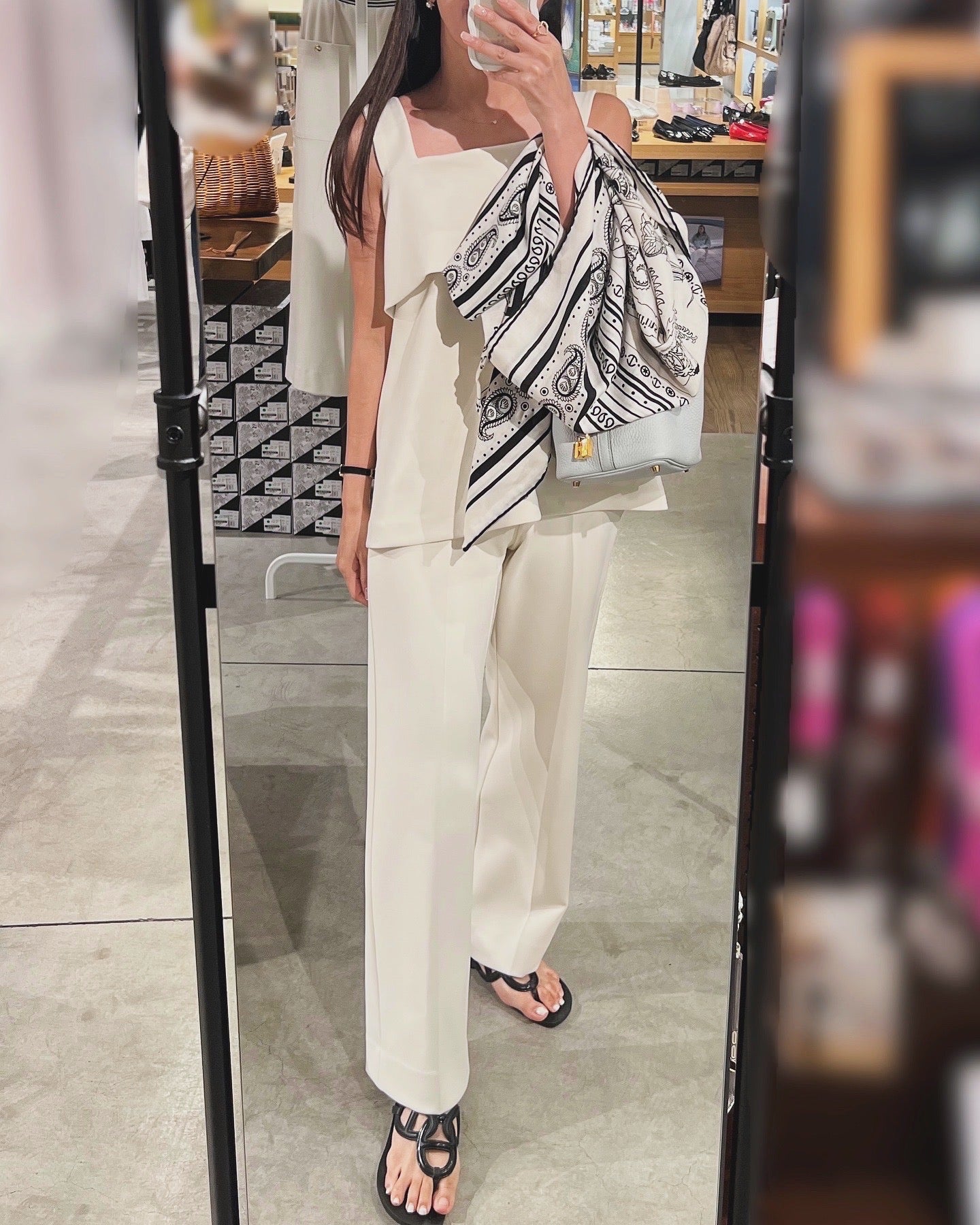 Biraku pants(White)