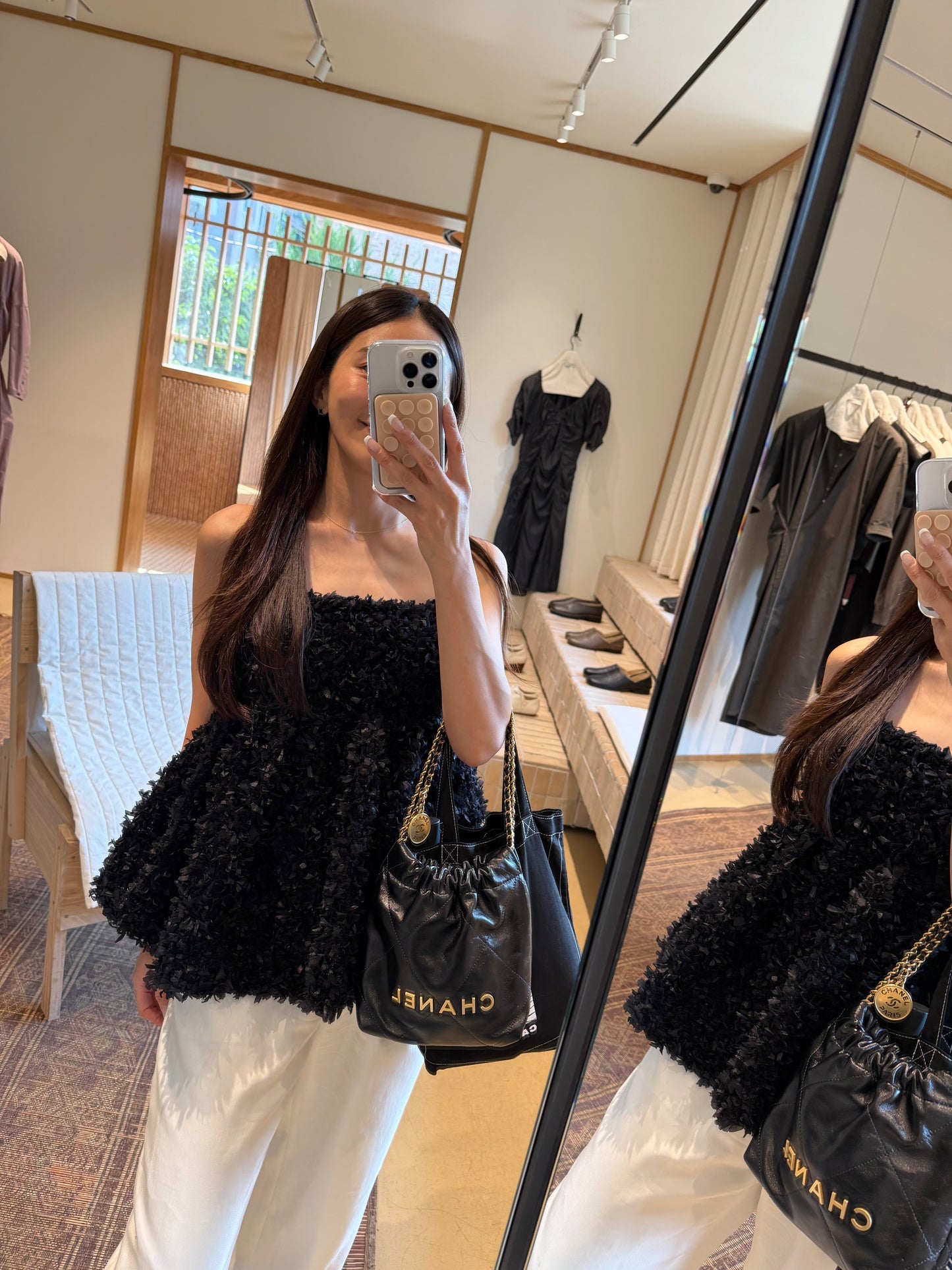 Fluffy cami (Black)