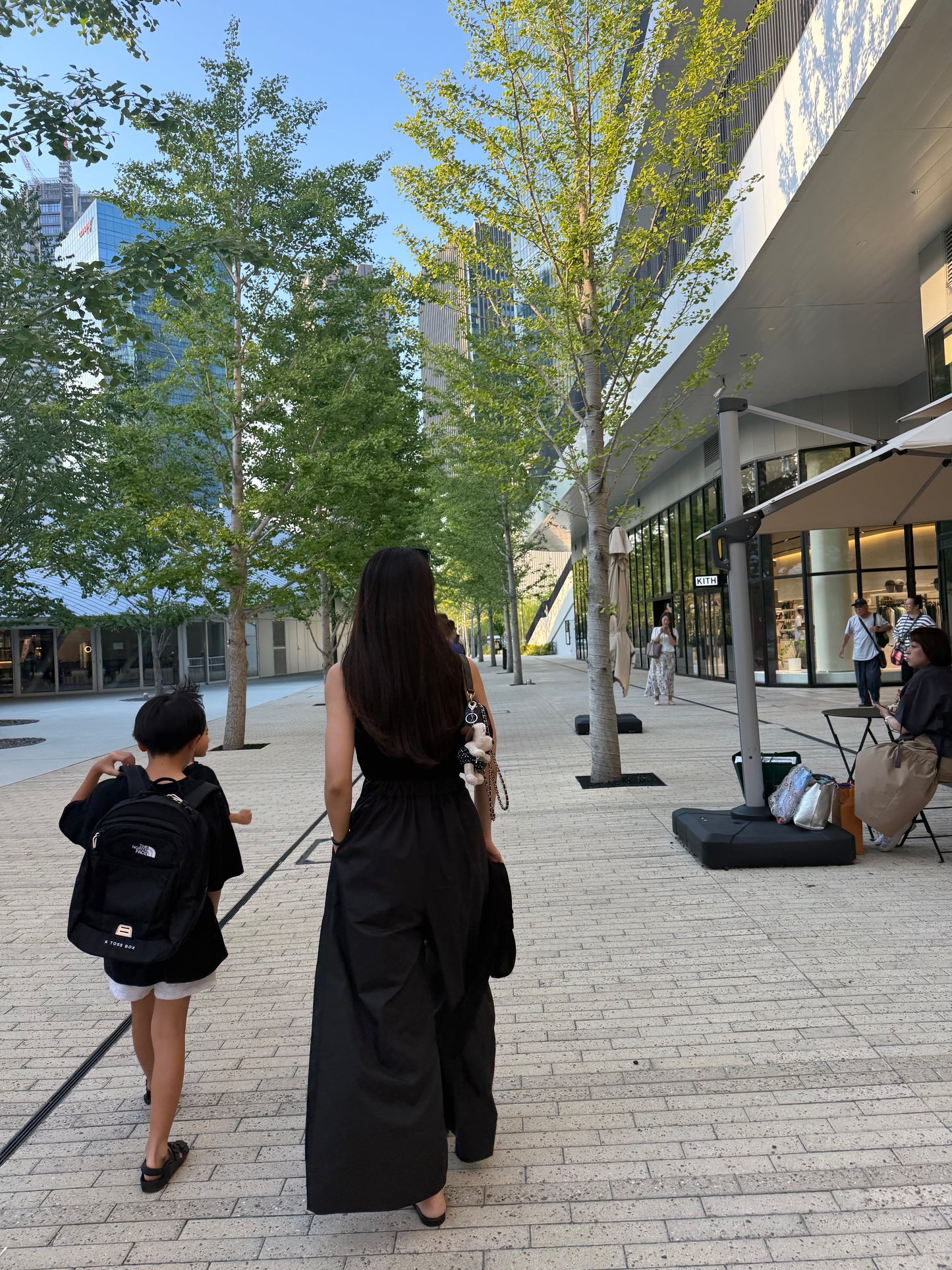Easy 撥水 wide pants(Black)