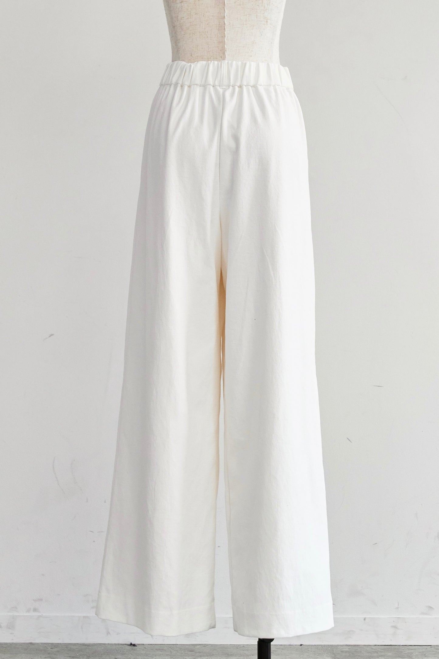 Lady linen like pants(White)