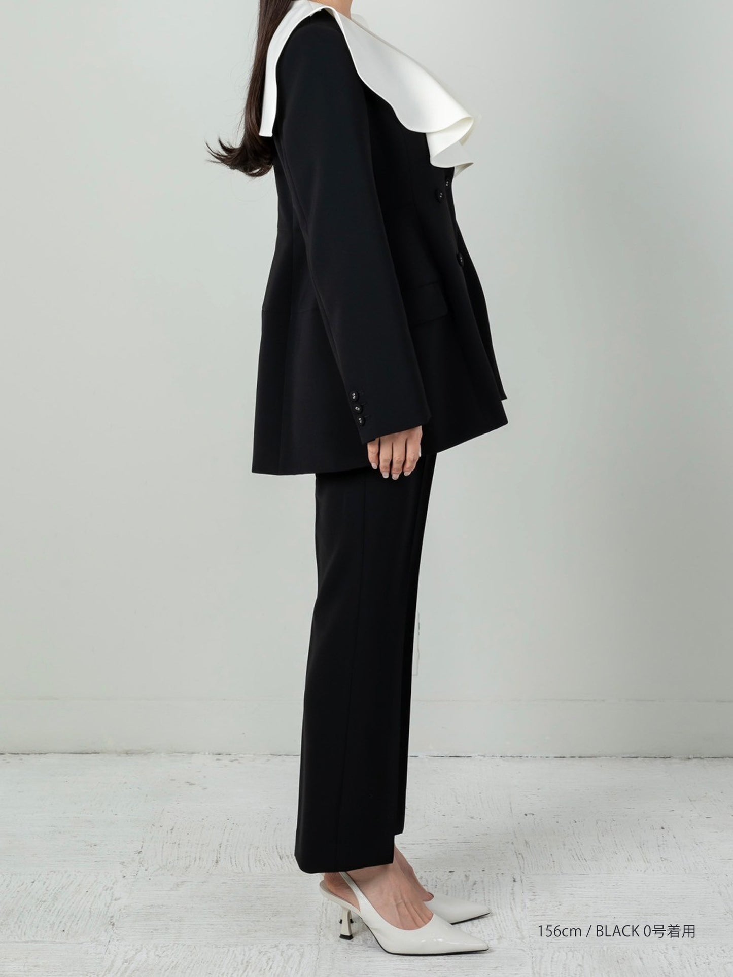 Flareless Pants-Black