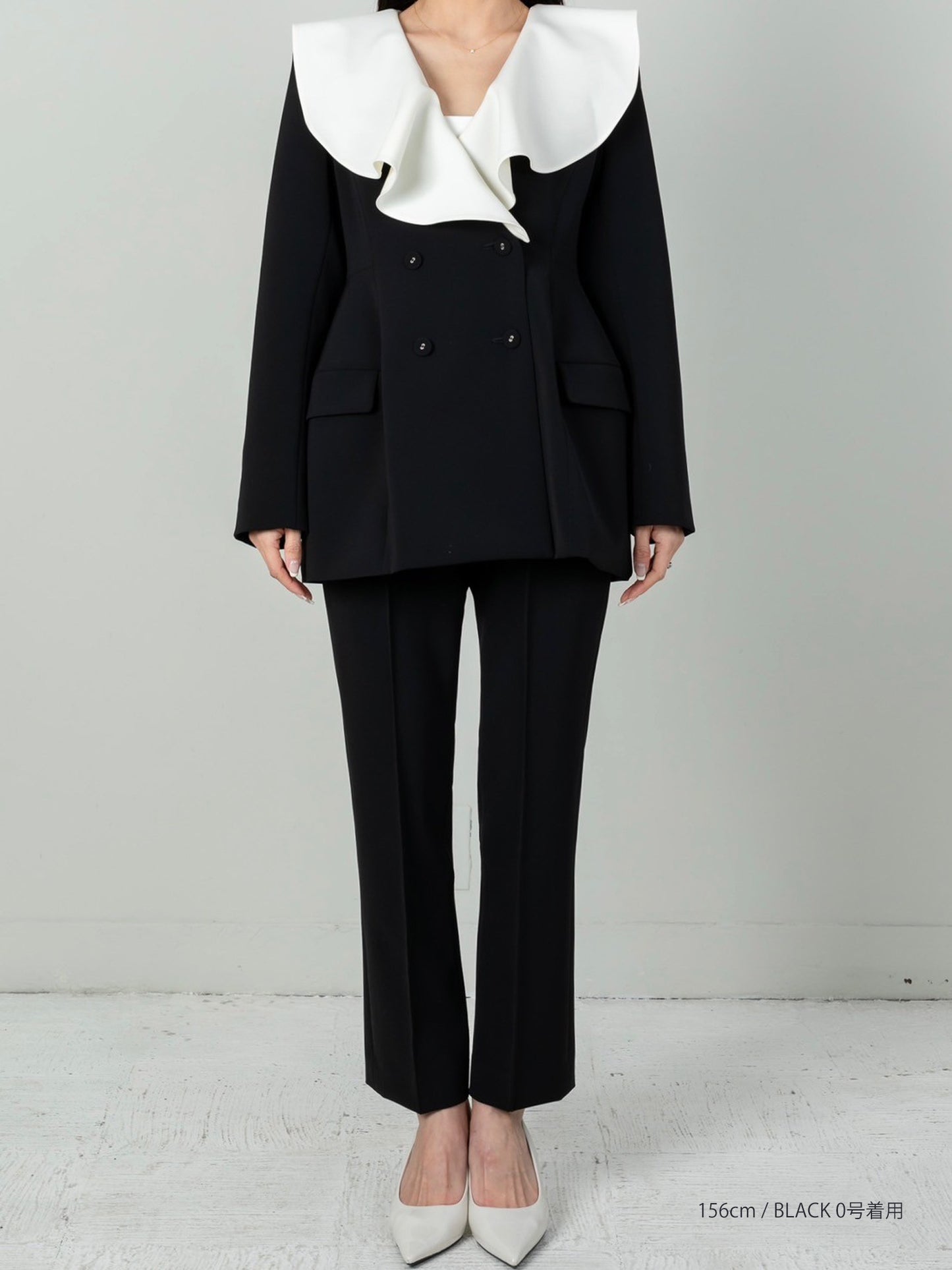 Flareless Pants-Black