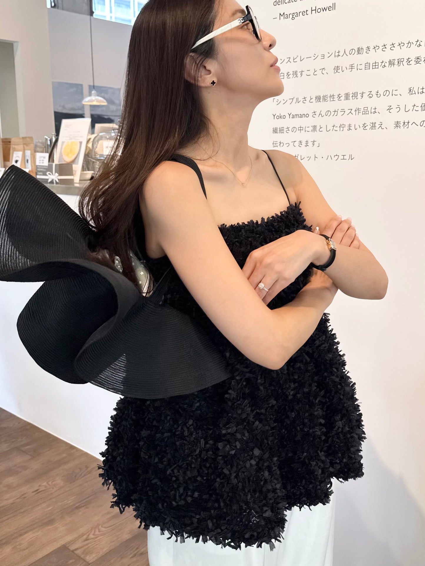 Fluffy cami (Black)