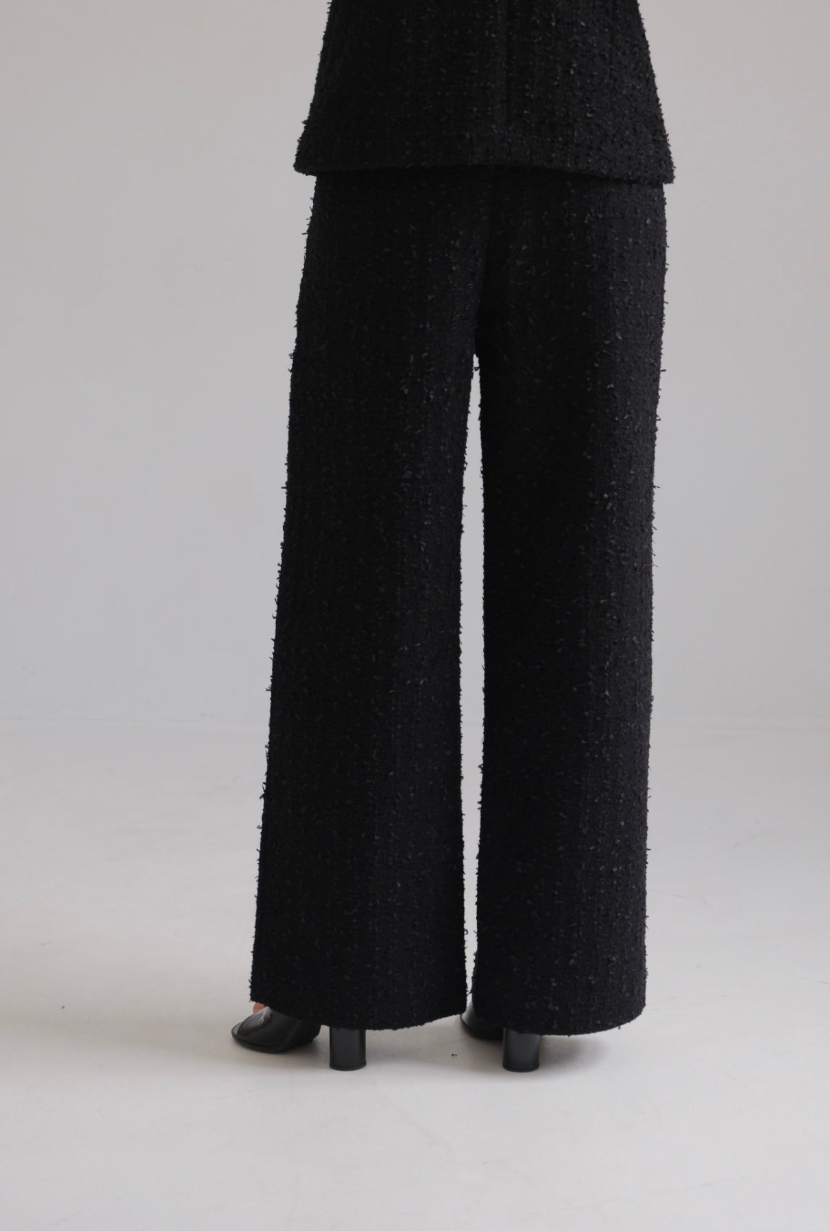Lady Easy pants/ Tweed Black