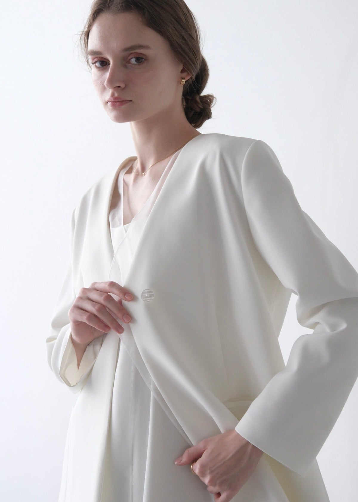 (即納)Lady organdy layered jacket