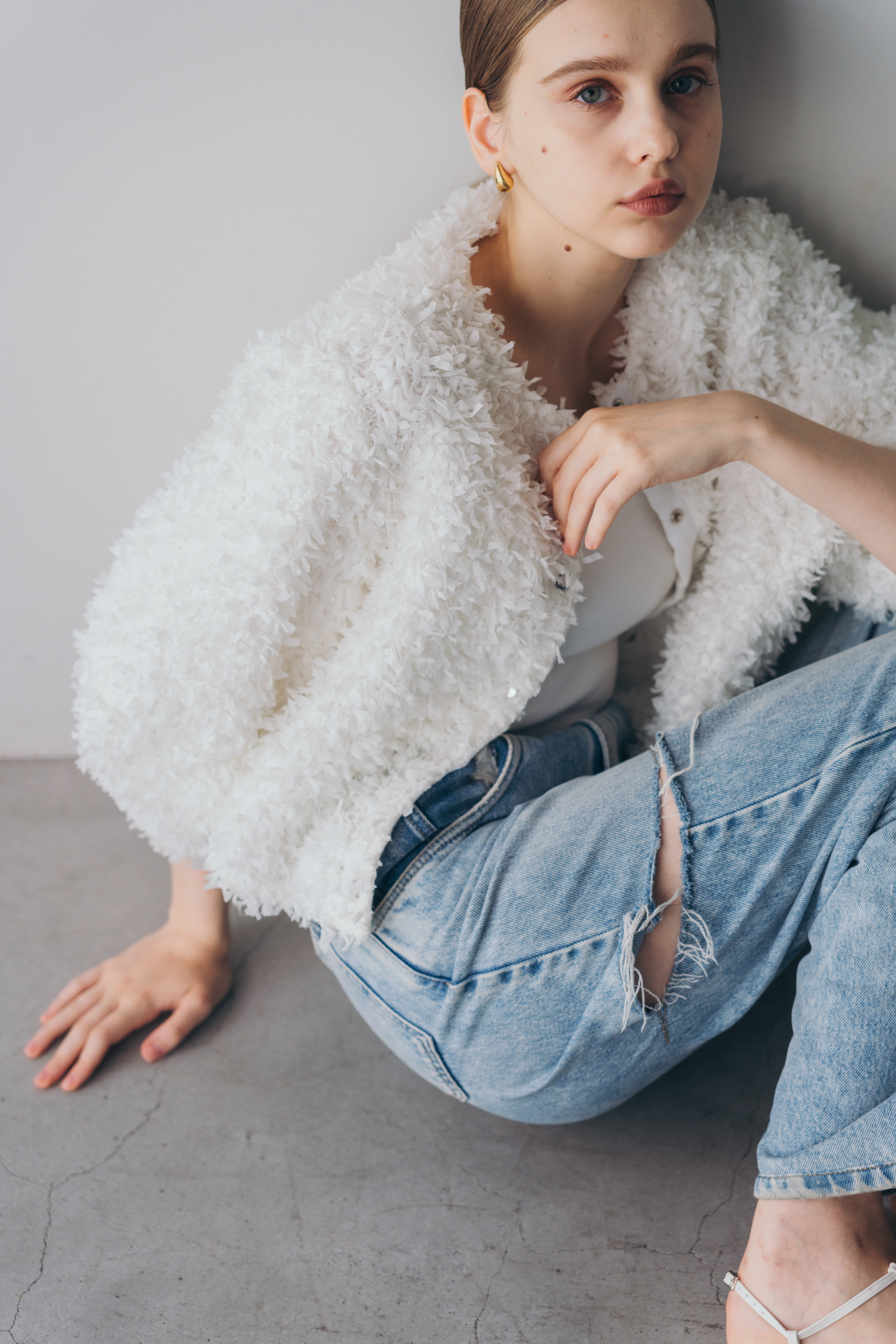 カーラ　CARLA fluffy jacket カーラ CARLA fluffy jacket カーラ CARLA fluffy jacket Fox