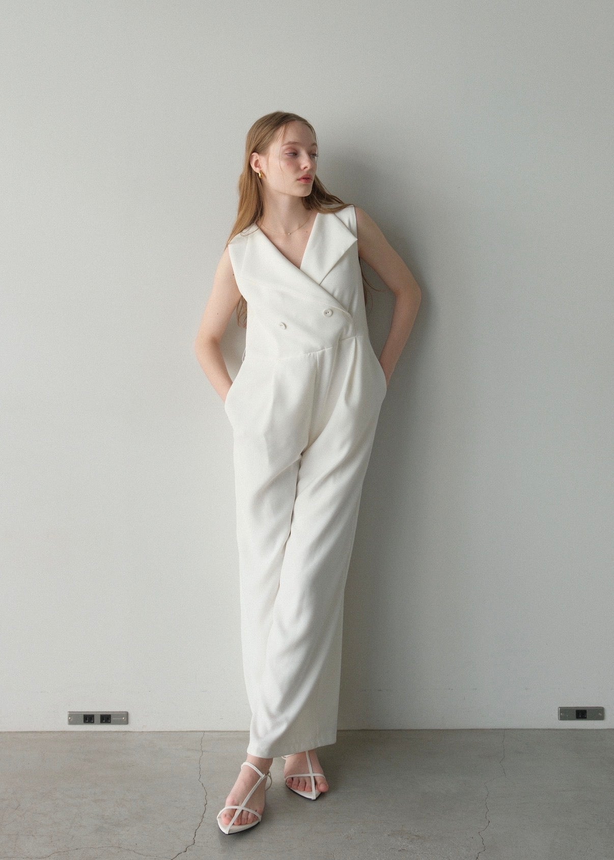 Lady handsome all-in-one / White