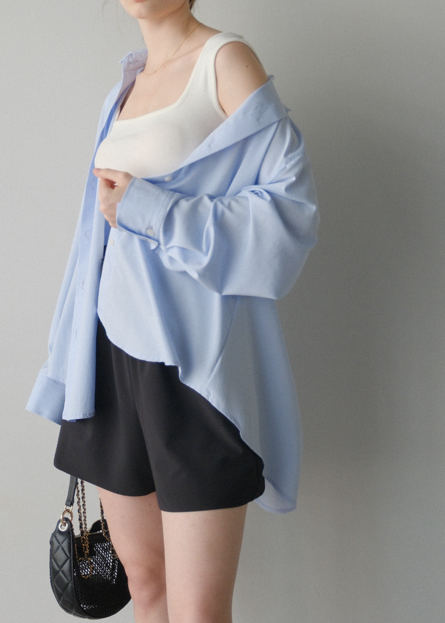撥水 Otona short pants / Black