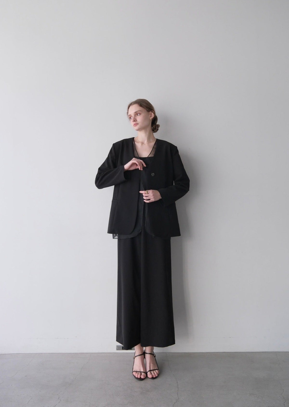 (即納)Lady organdy layered jacket