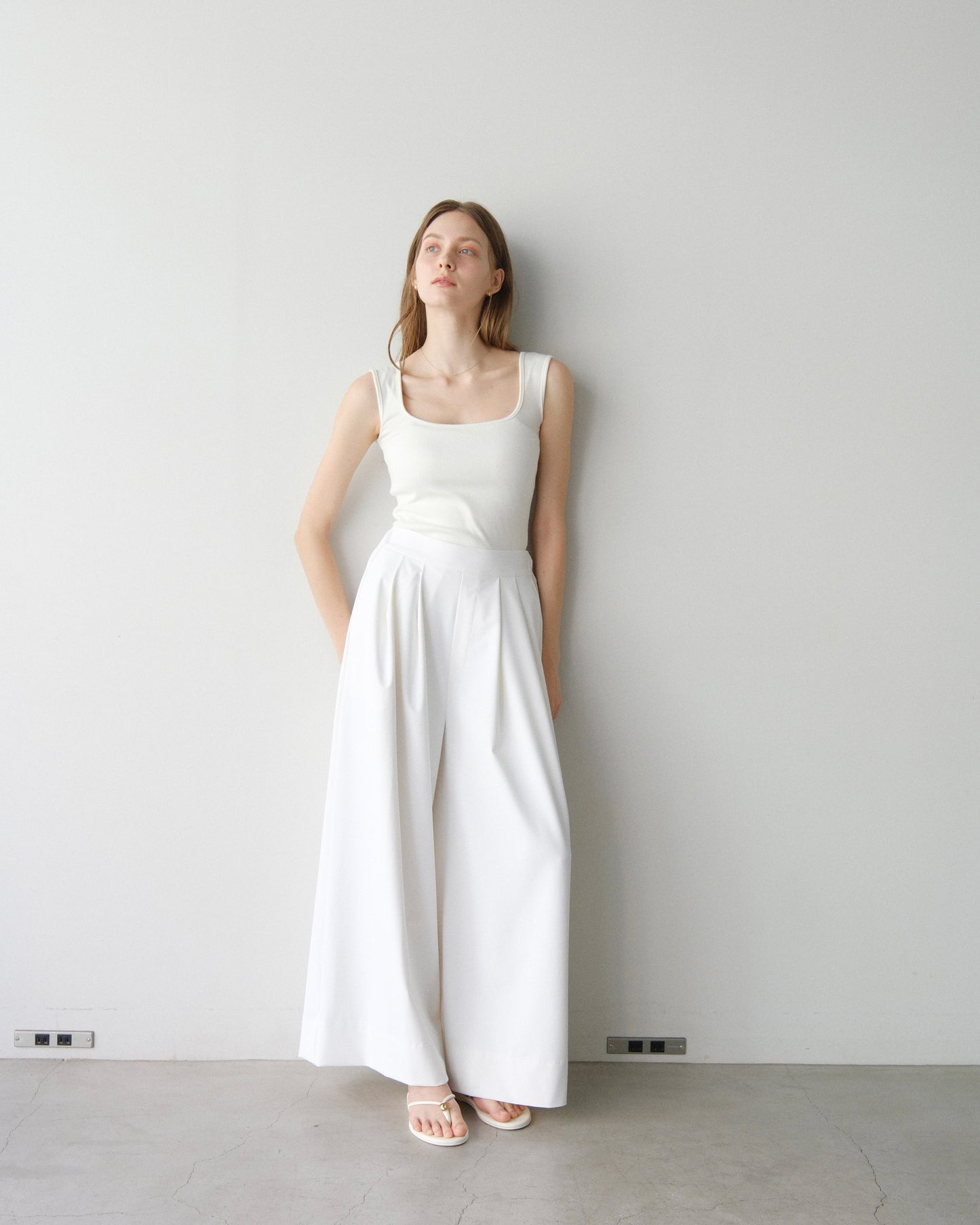 2way Thank top - white