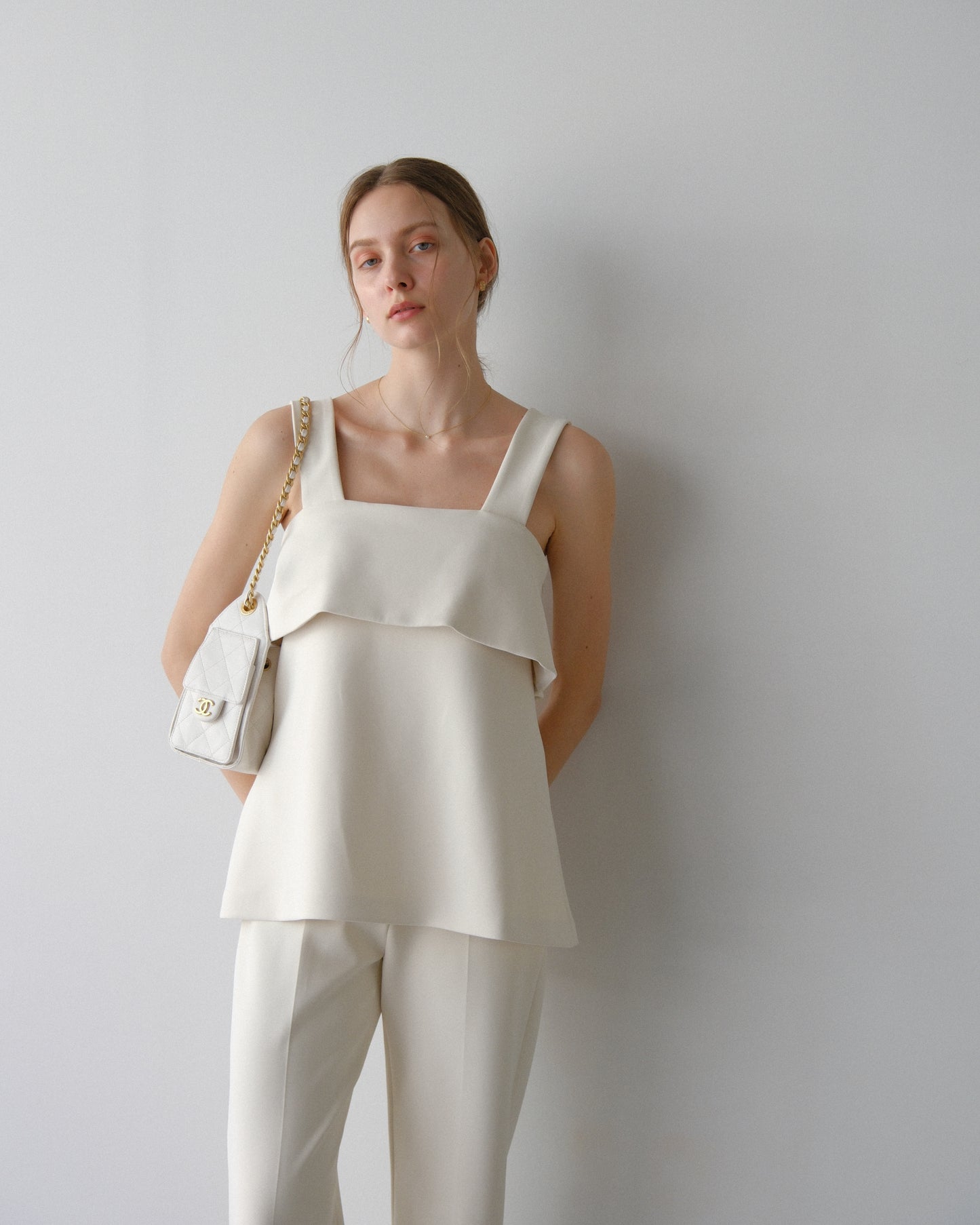 Biraku bustier tops (White)
