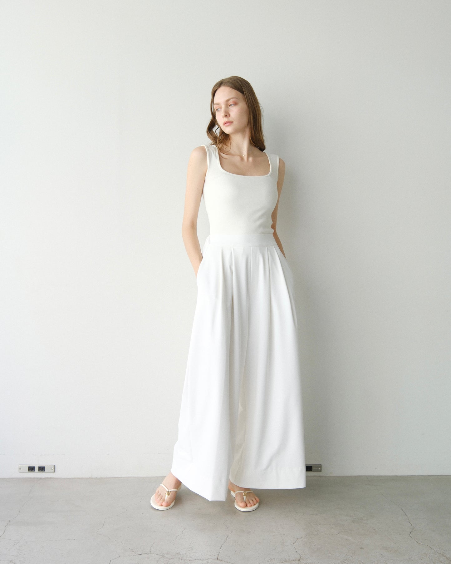 2way Thank top - white