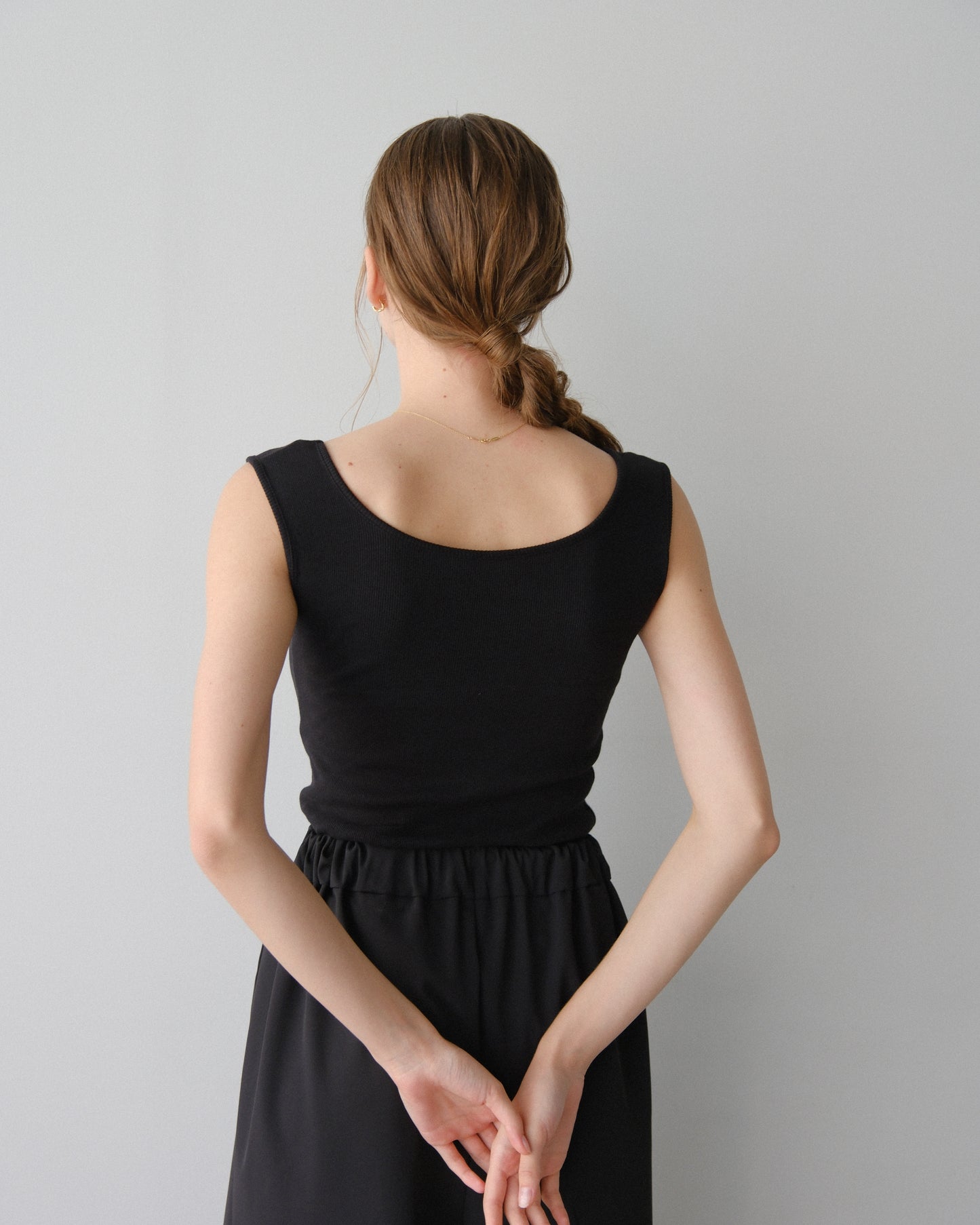 2way Thank top - black