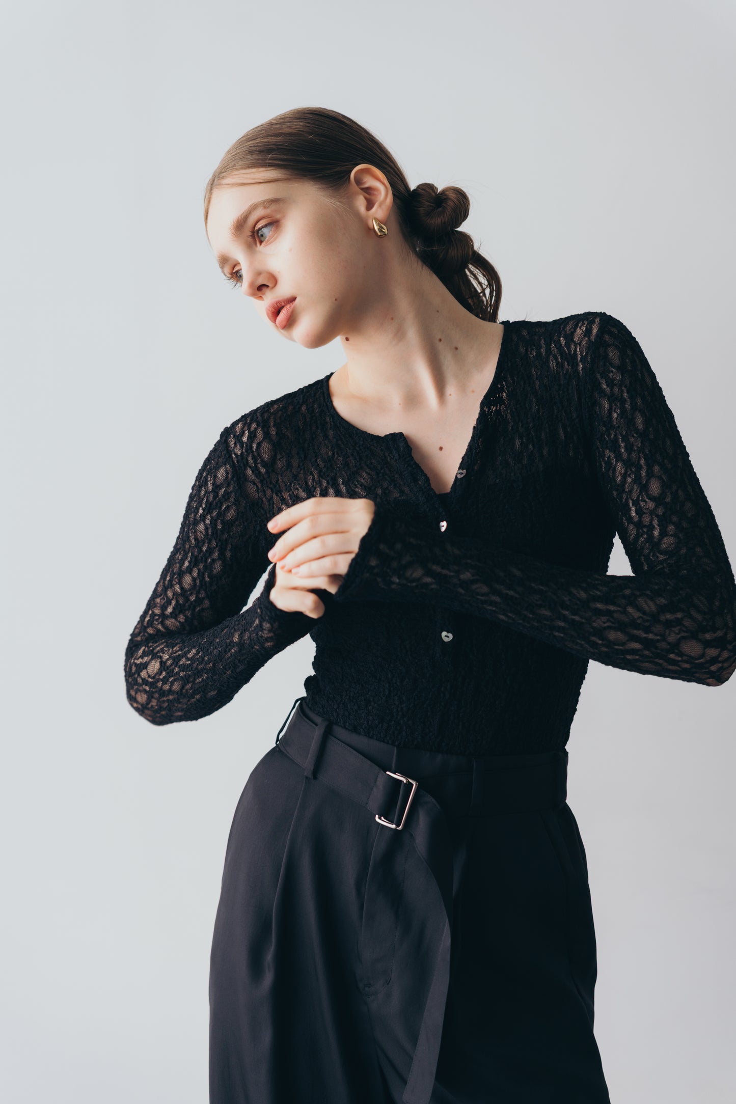 Lace body suit - Black
