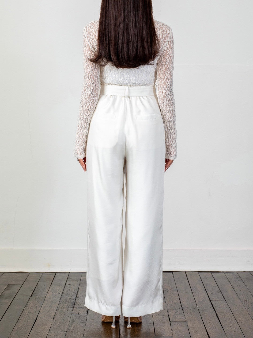 【新品未使用品】CARLA カーラ 大人気ホワイト Satin wide pants - White – CARLA