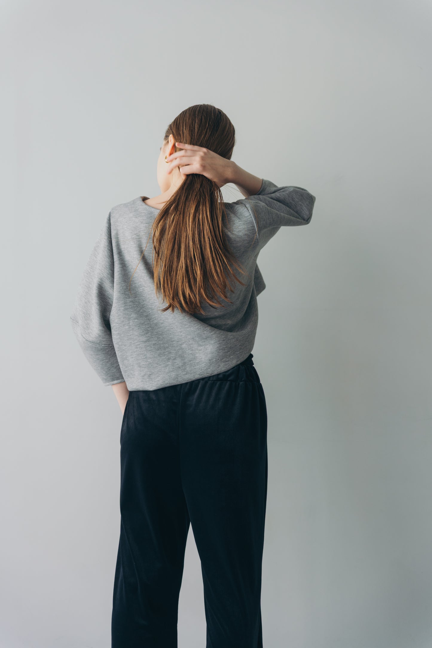 Lady puff tops - Gray