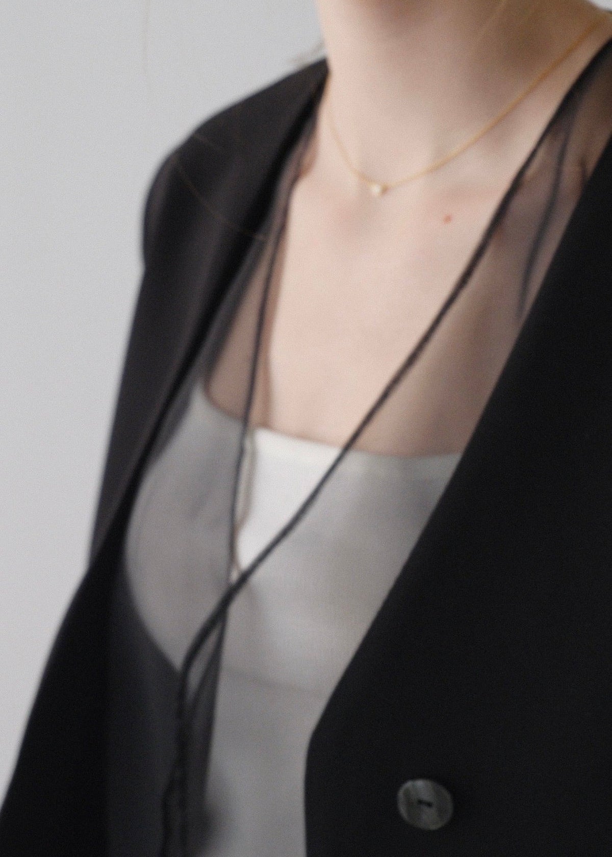(即納)Lady organdy layered jacket