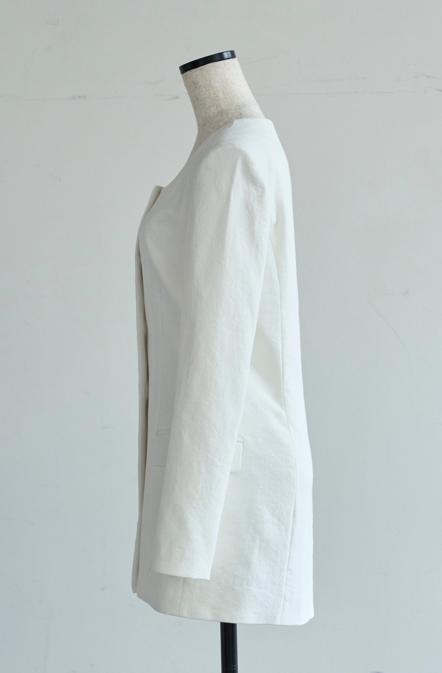 【即納】Lady handsome jacket（White）