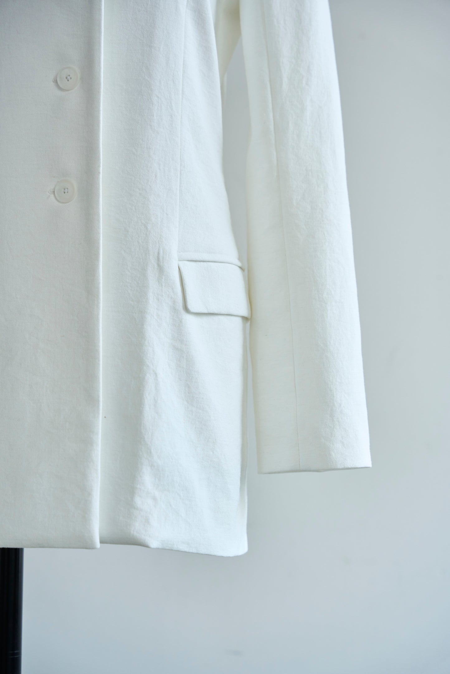 【即納】Lady handsome jacket（White）