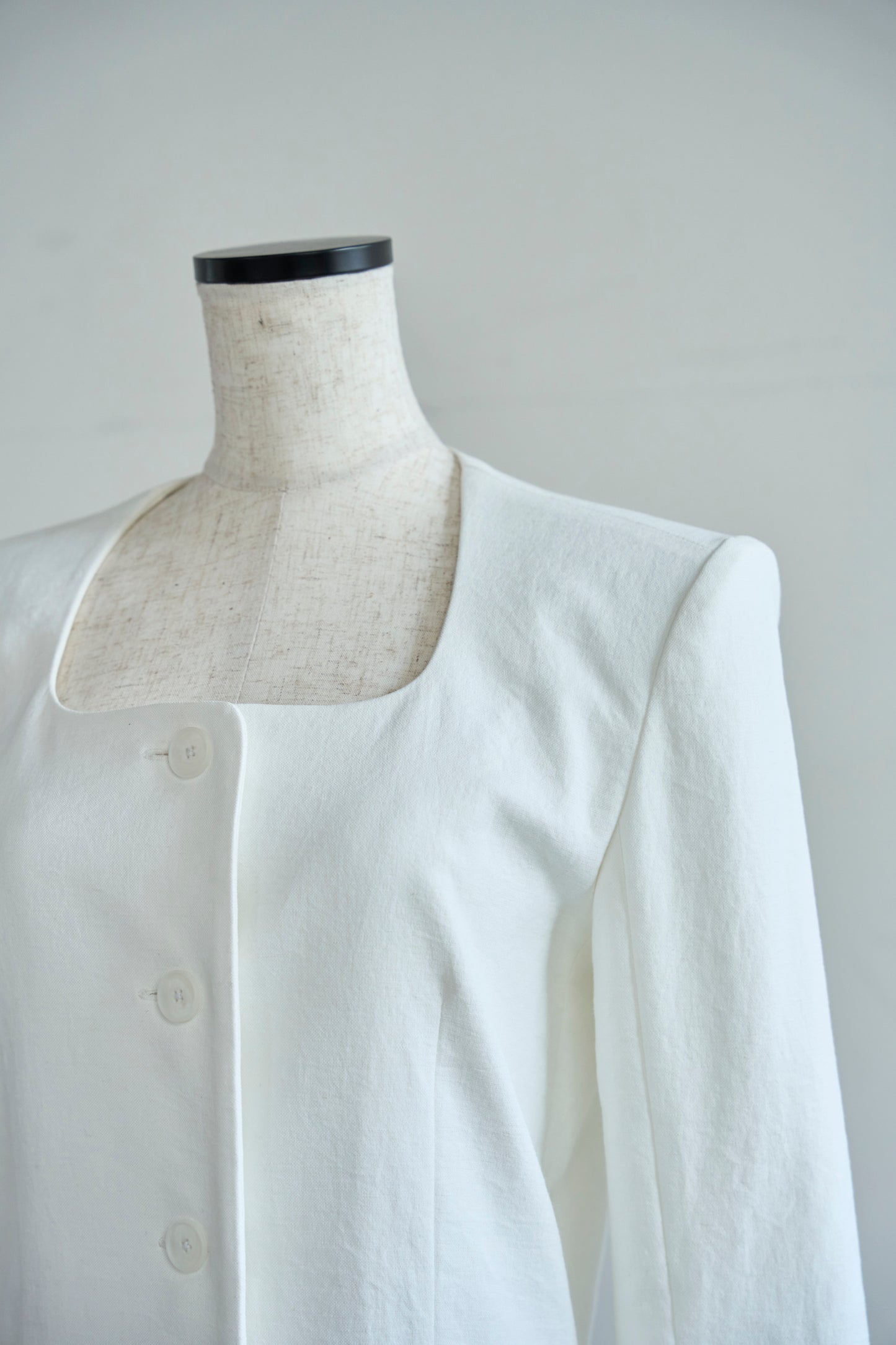 【即納】Lady handsome jacket（White）