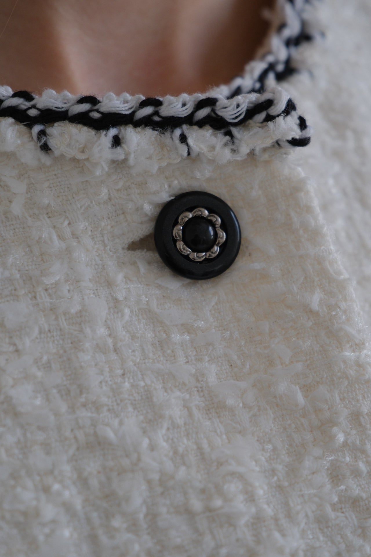 CARLA Tweed jacket / White