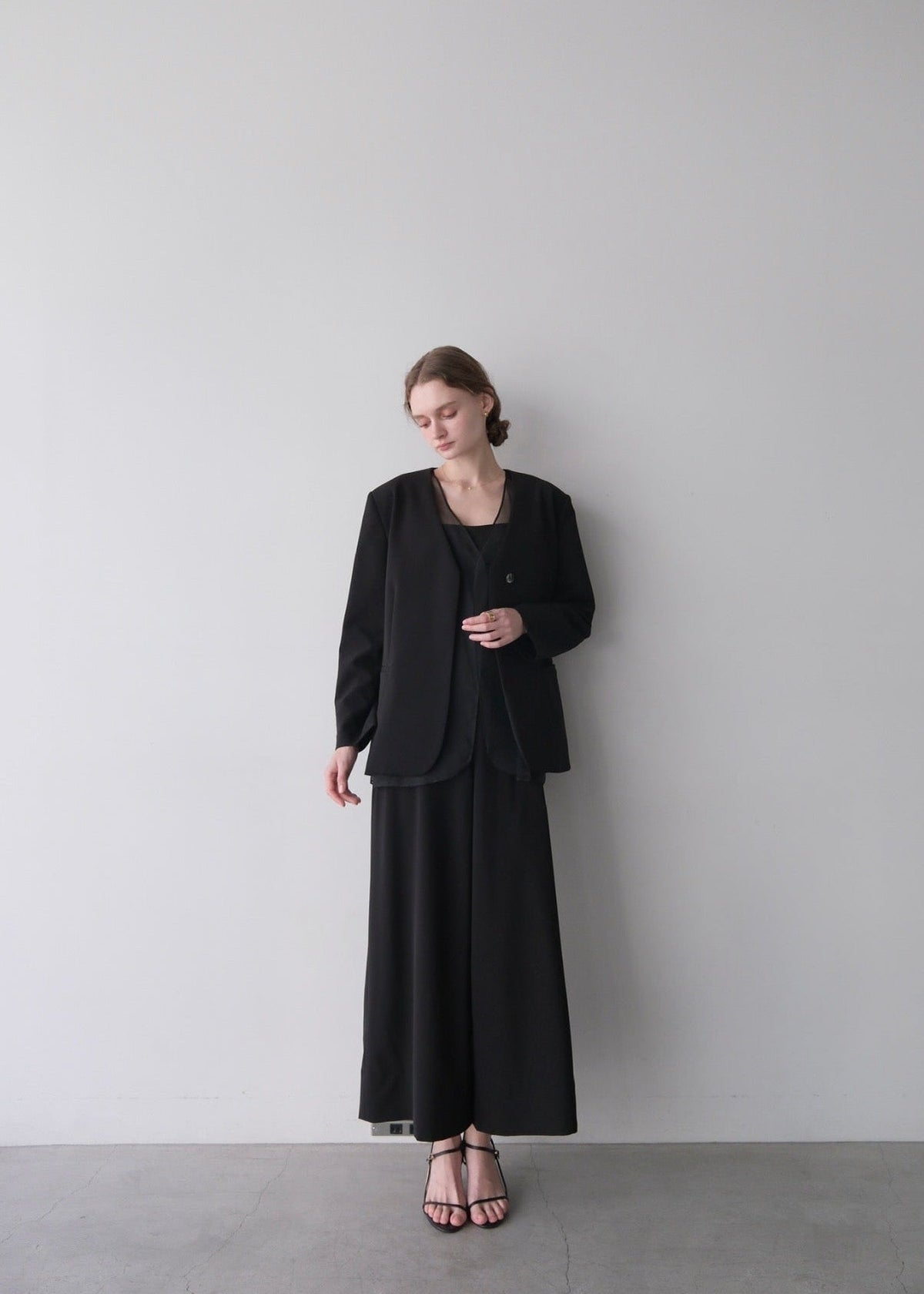 (即納)Lady organdy layered jacket