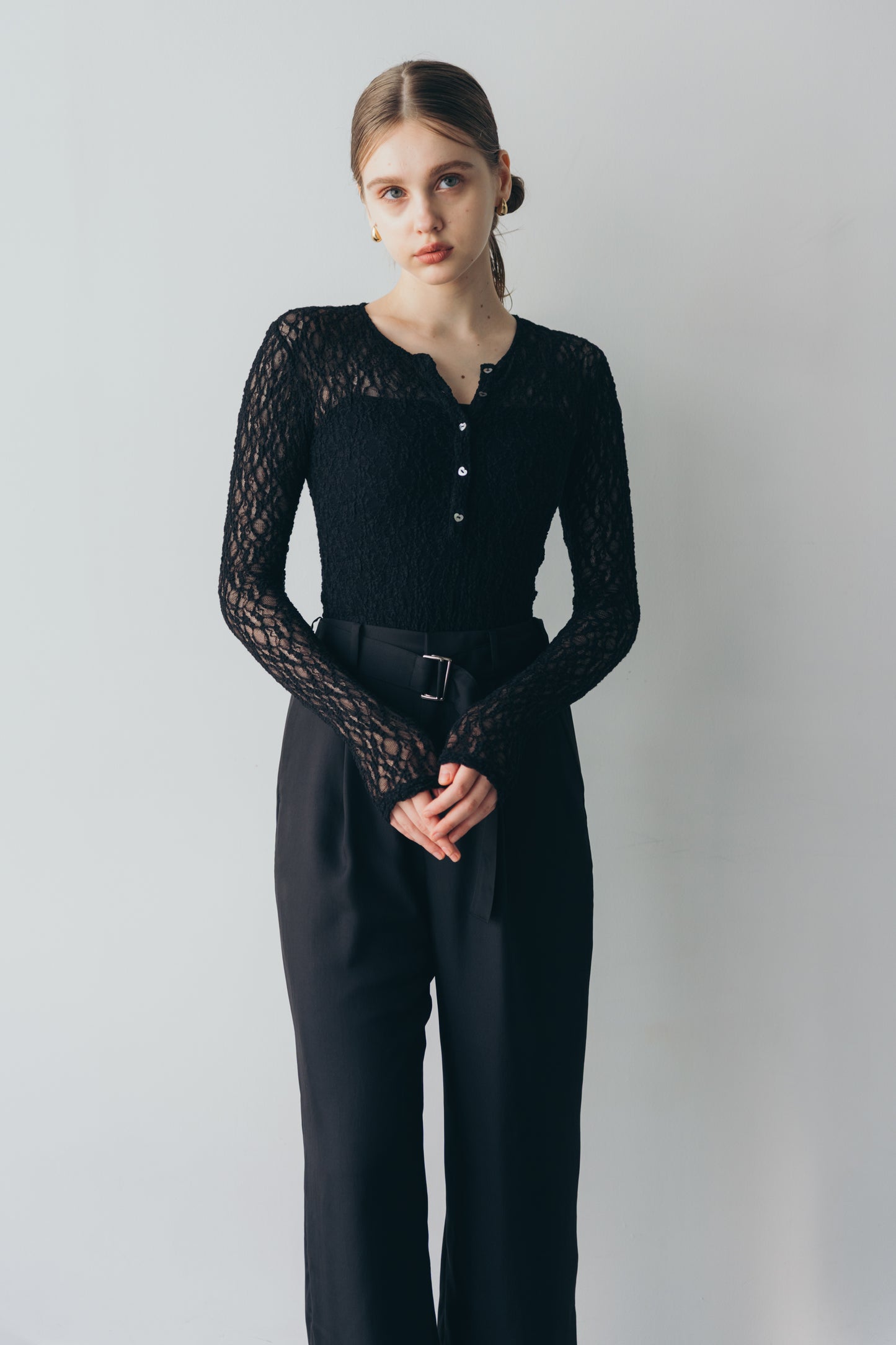 Lace body suit - Black