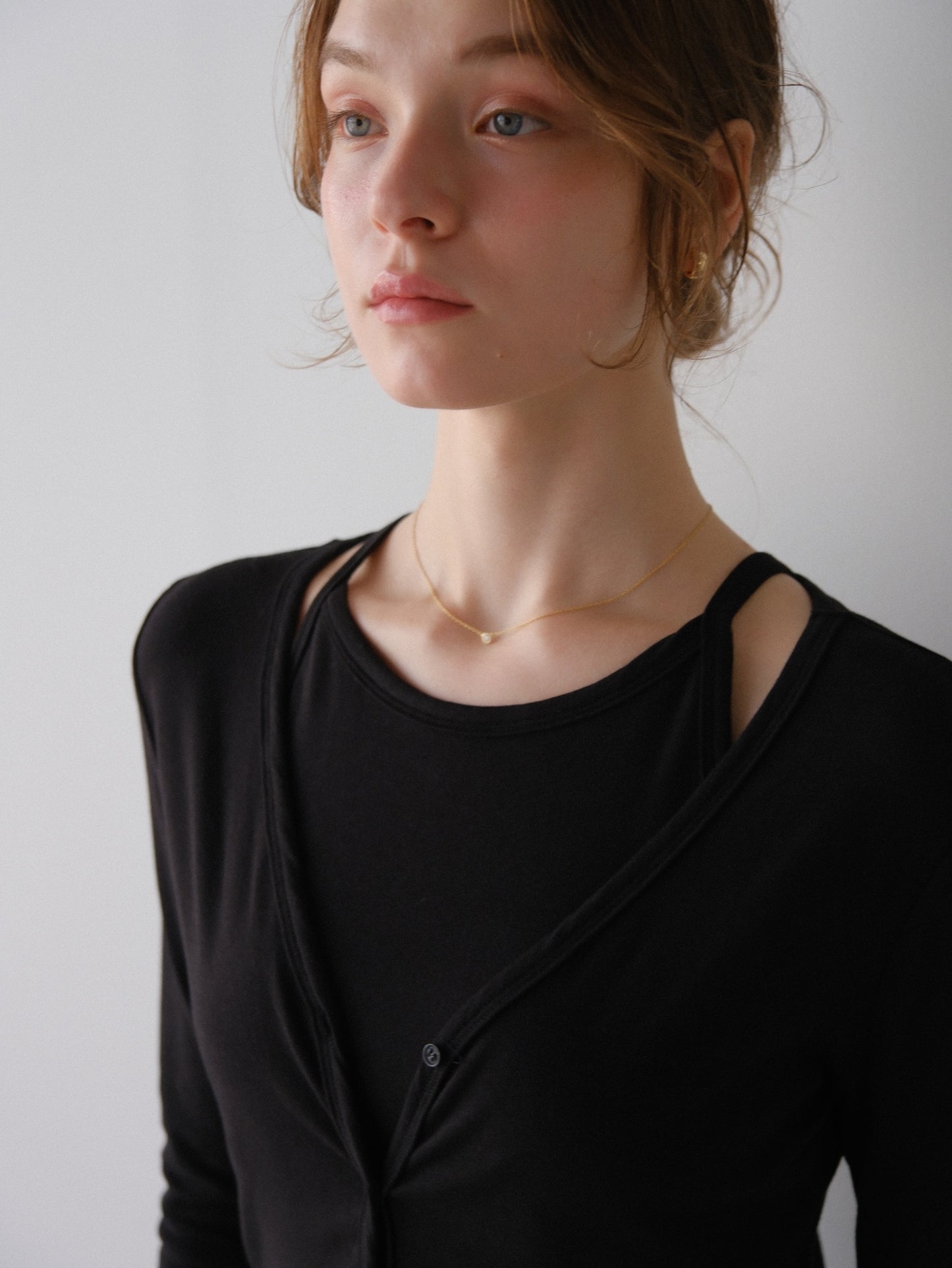【coming soon】Lady cutsew 3piece -Black