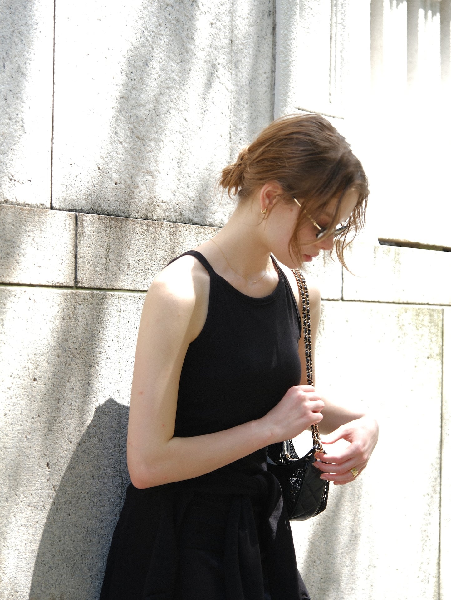 【coming soon】Lady cutsew 3piece -Black