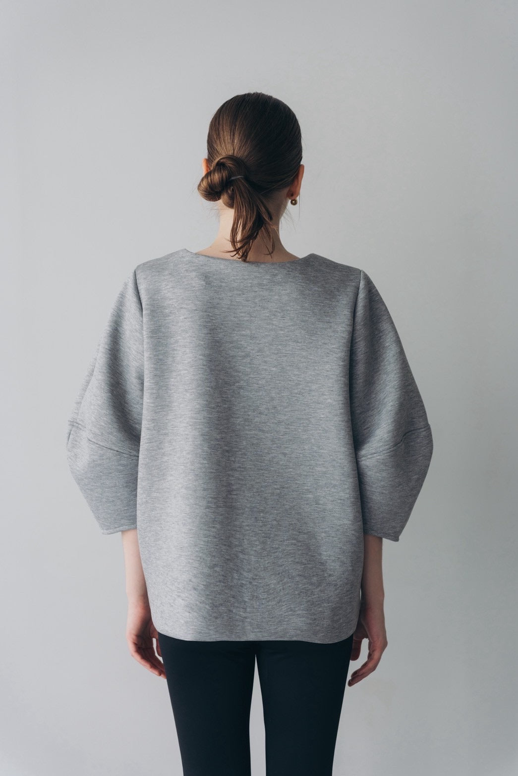 Lady puff tunic - Gray