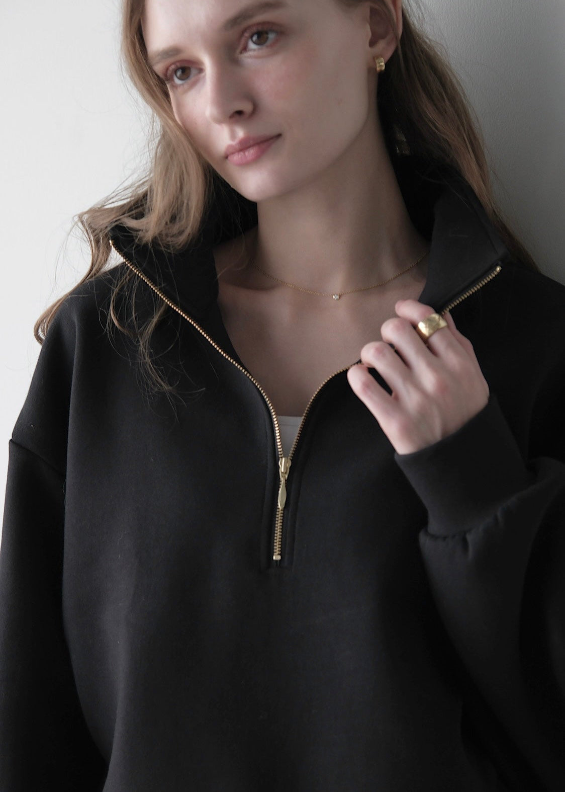 (Pre order) Rich half zip