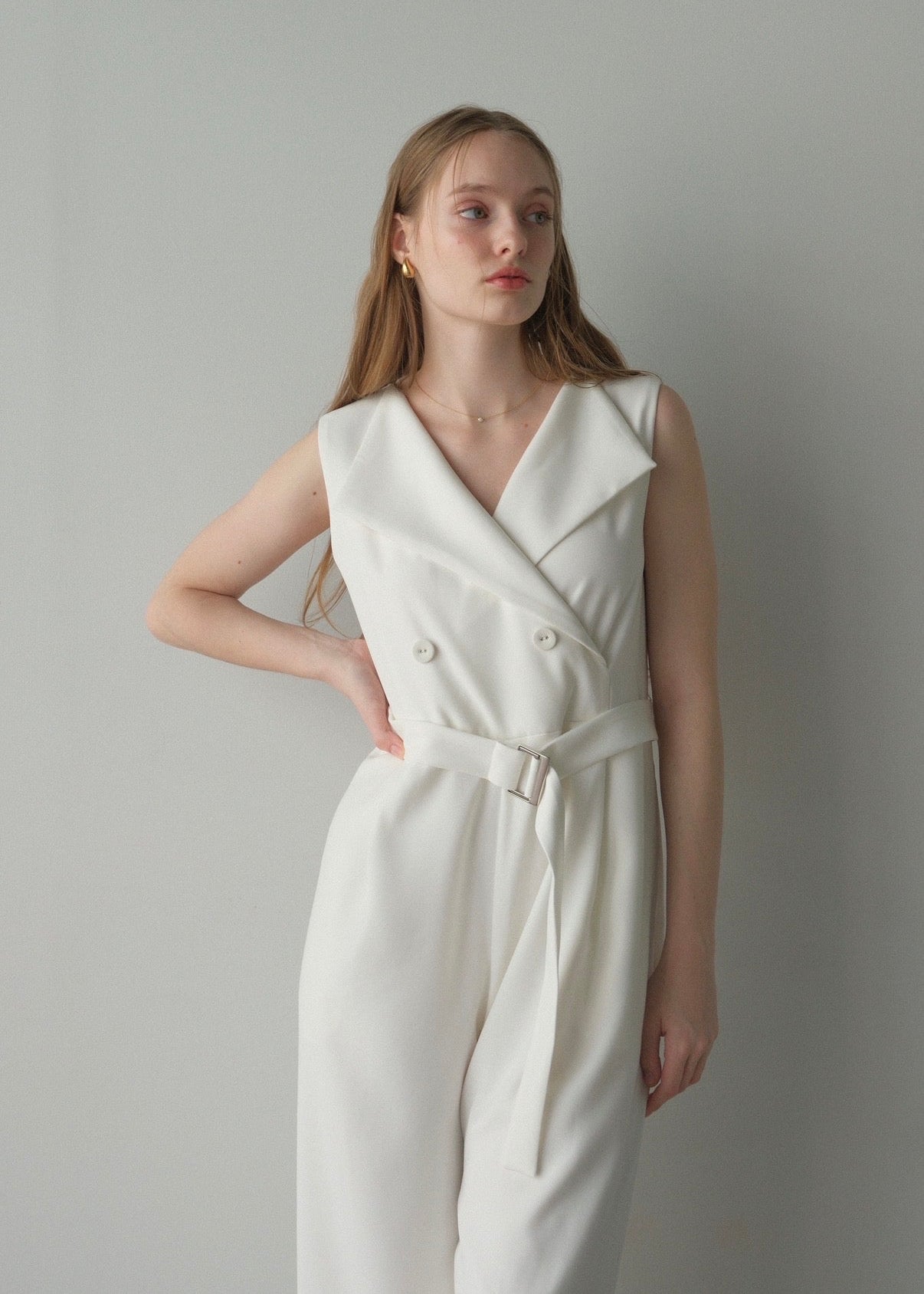 Lady handsome all-in-one / White