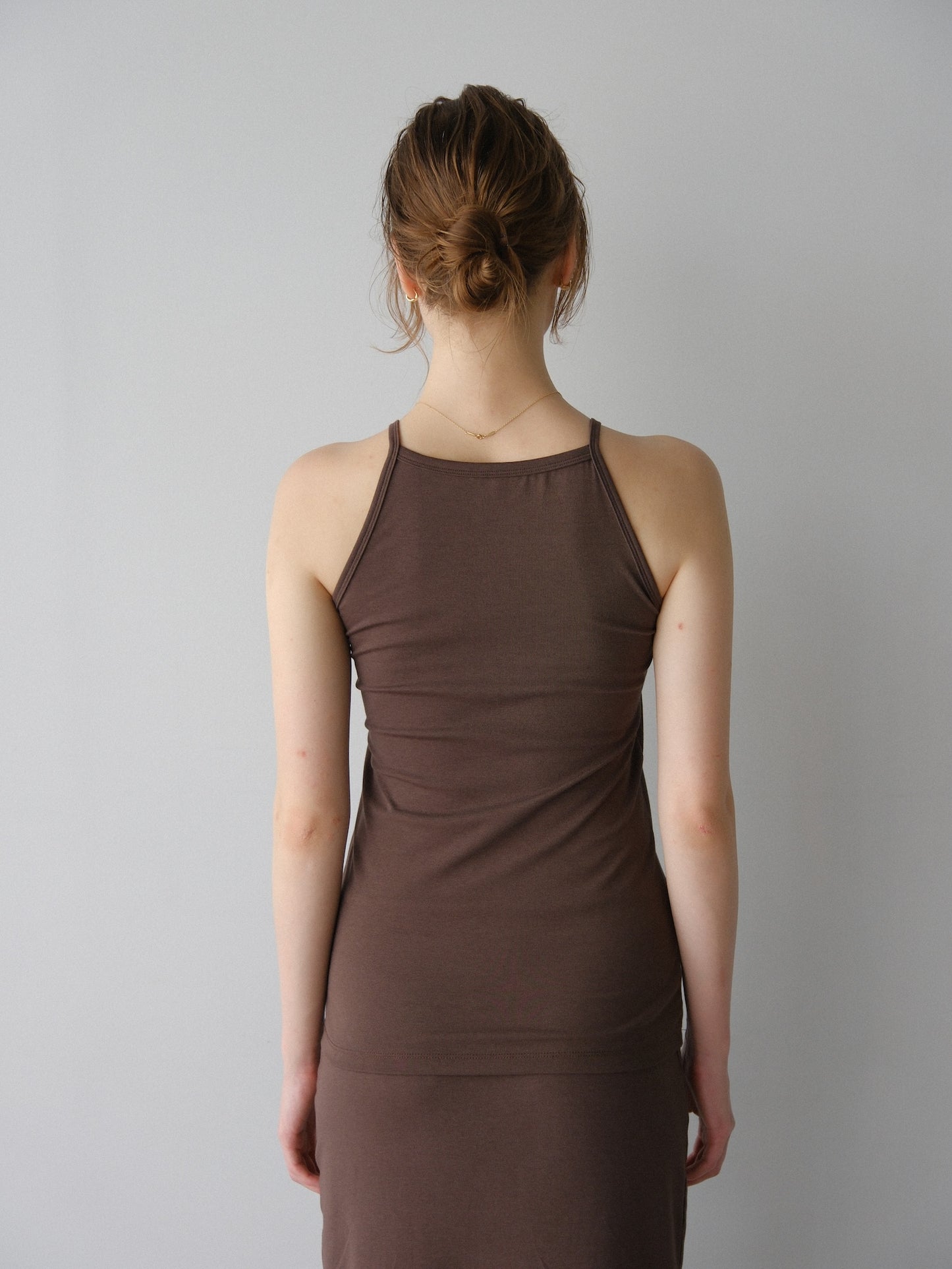 【coming soon】Lady cutsew 3piece -Brown