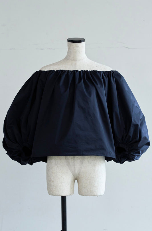 【予約】Otona whip off shoulder(Navy)