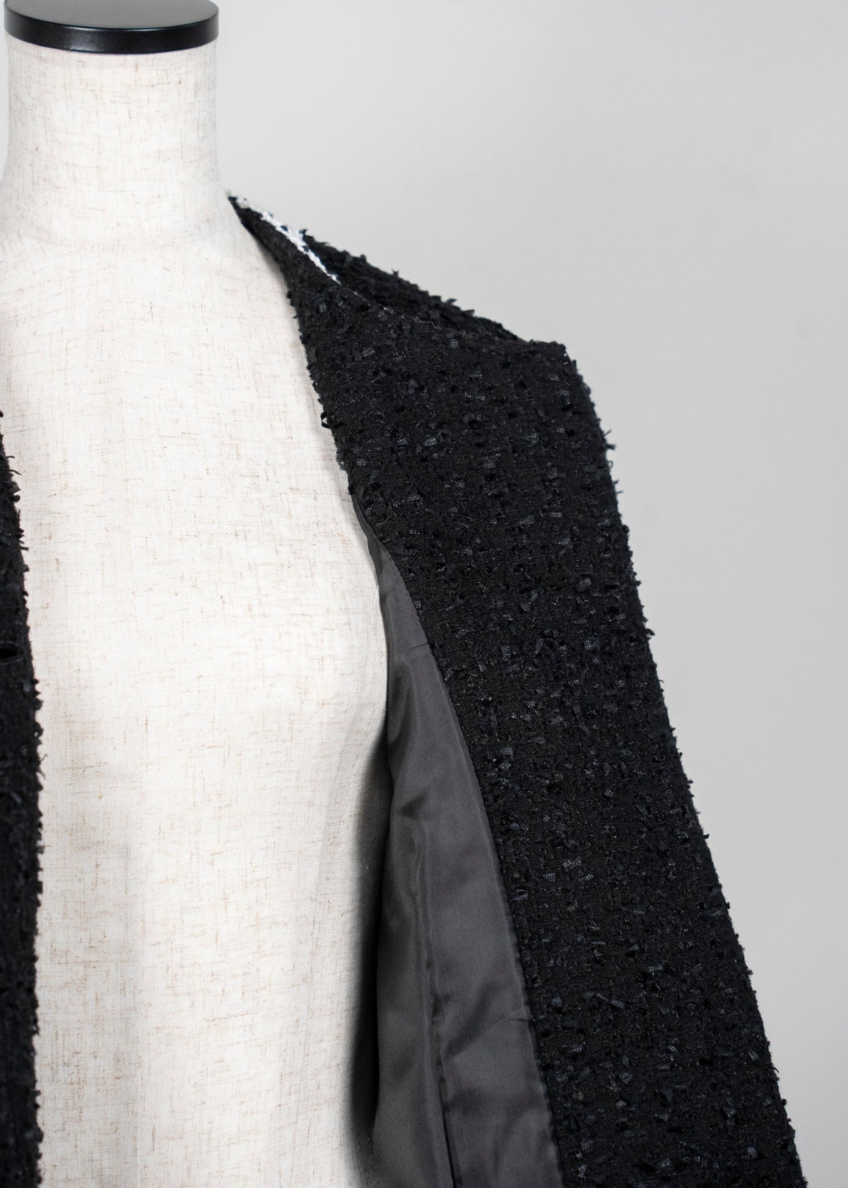 CARLA Tweed jacket / Black