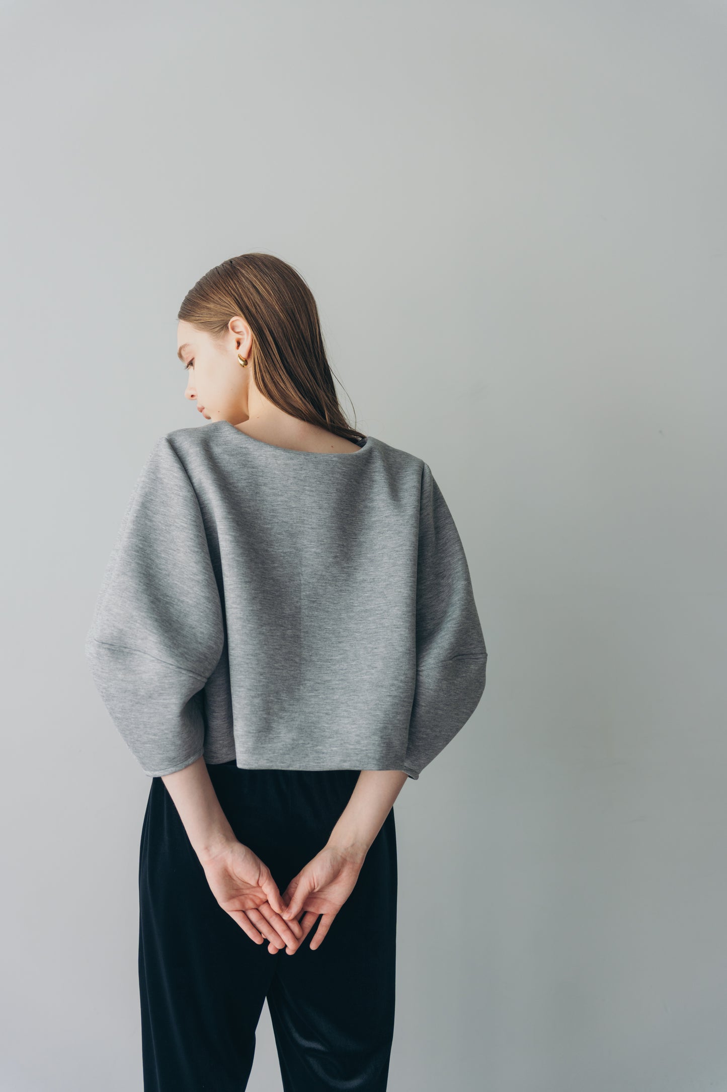 Lady puff tops - Gray