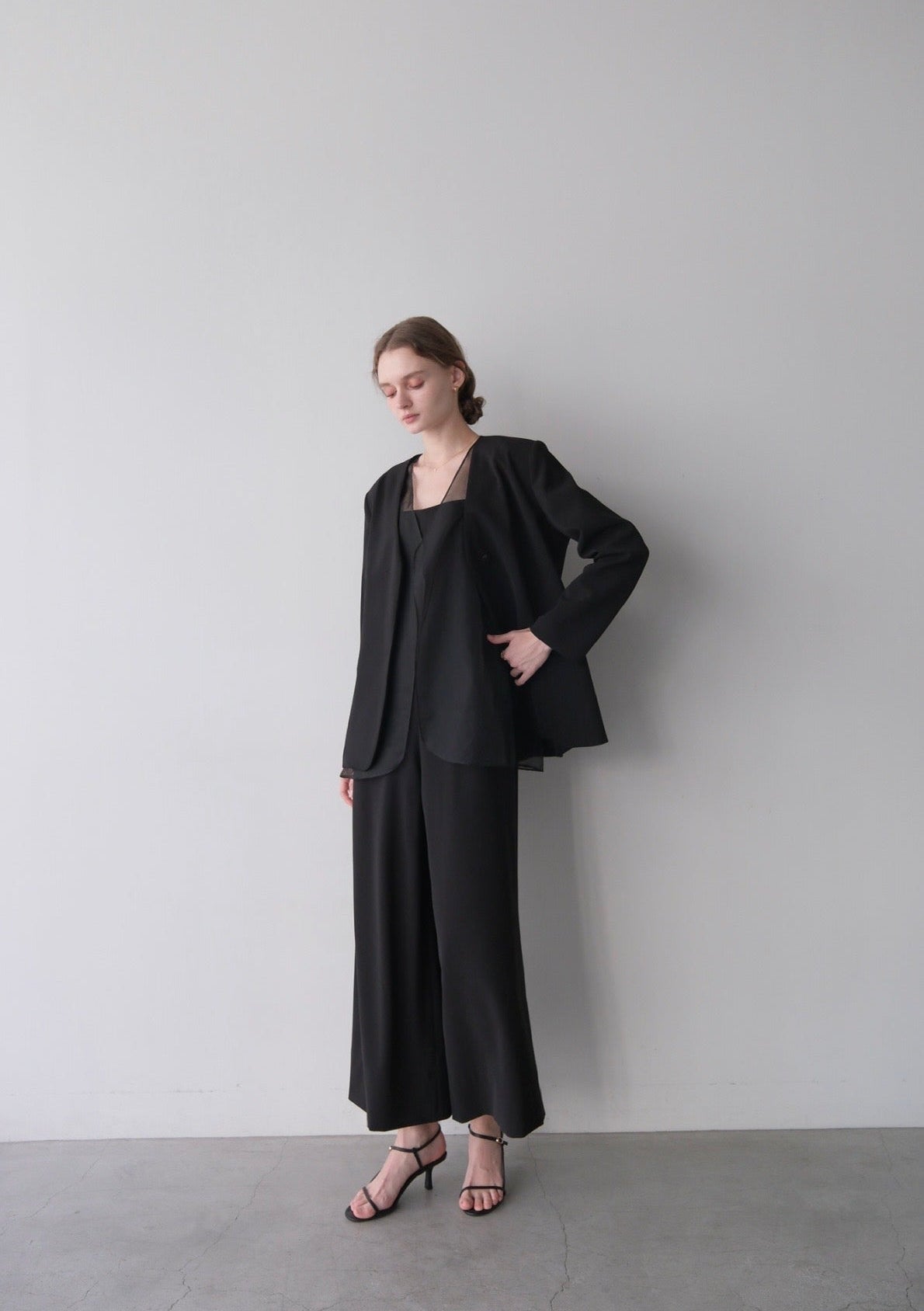 (即納)Lady organdy layered jacket