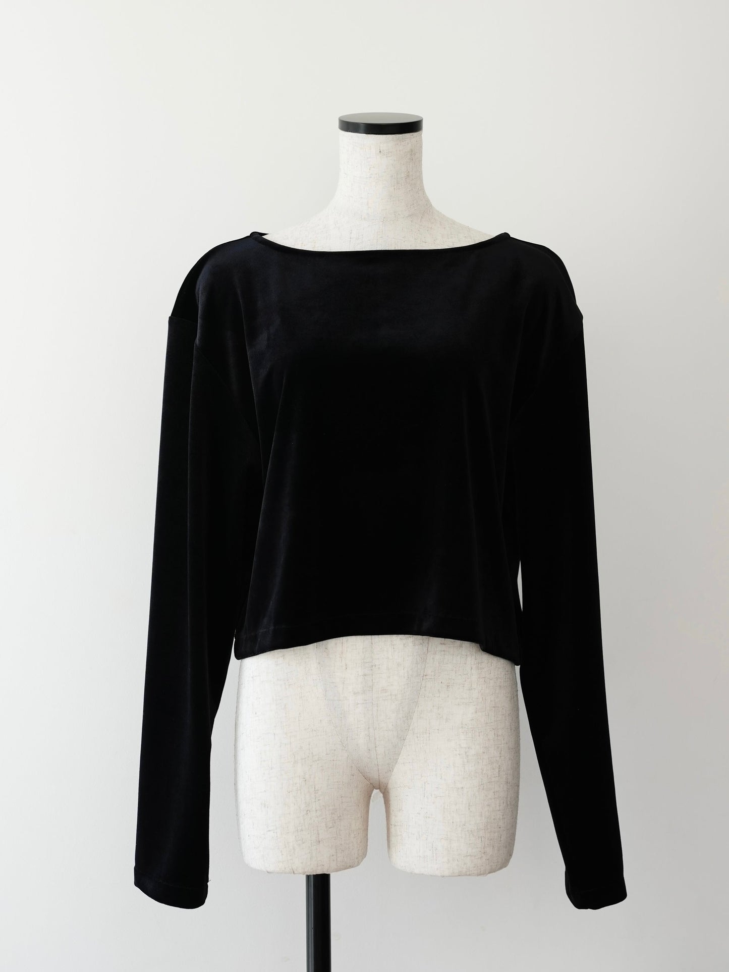 【即納】Konare velour tops (Black)