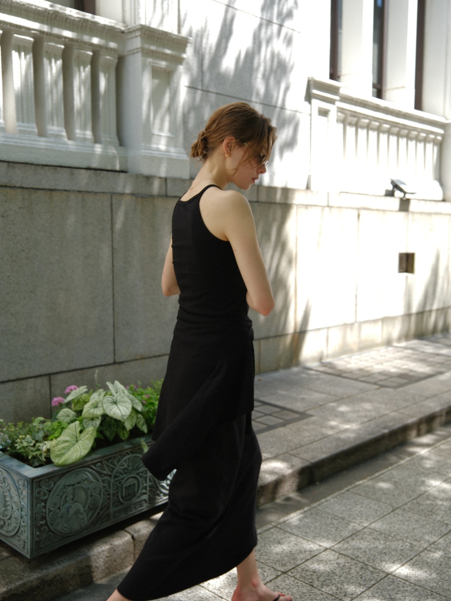 【coming soon】Lady cutsew 3piece -Black